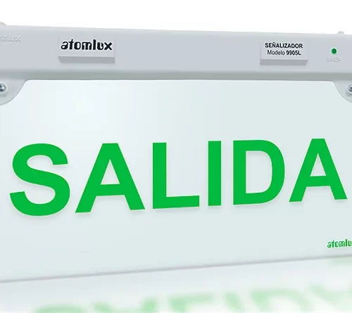 Señalizador Autónomo de Salida/rgencia A LED Atomlux