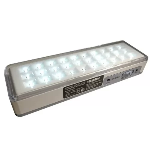 Luz de Rgencia 30 LEDS Bat de Litio 6/3hs Atomlux