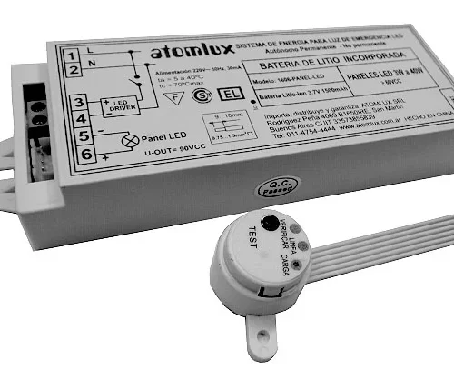 Sistema Autónomo Rg para LED de 3a100w Bat Litio Atomlux