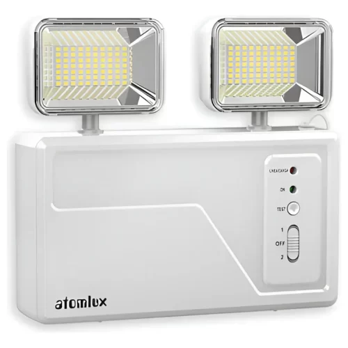 Luz de Rgencia 2x70w LED 4/2h Litio Atomlux