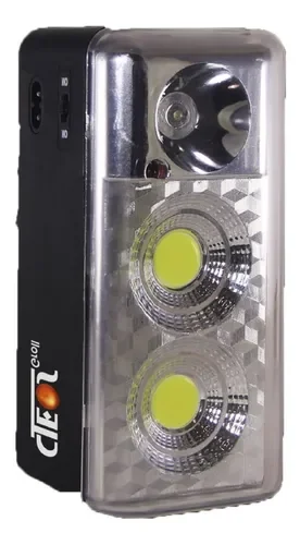 Luz de Rgencia 2 LEDS Cob + Linterna Cleos