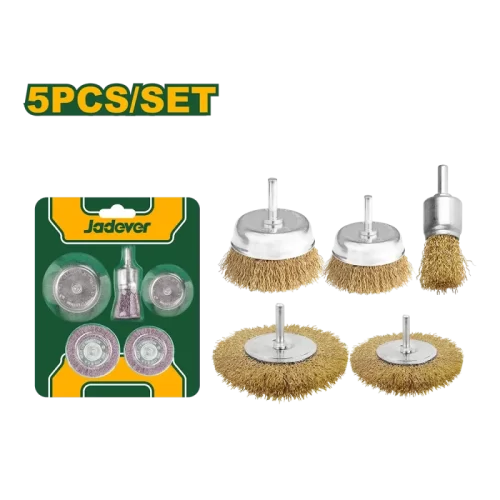 Cepillos Kitcepillos Copa Alambre 5 Piezas Jadever