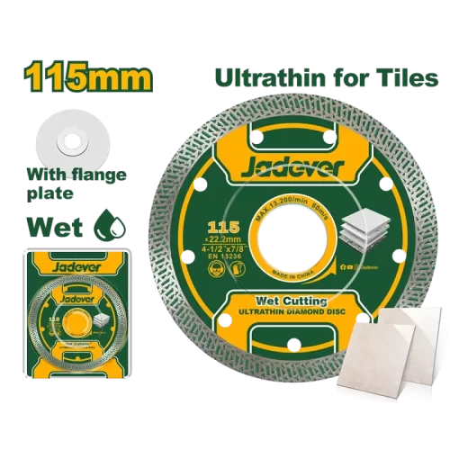 Disco Corte Ultrafino 115mm 10mm Jadever