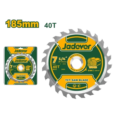 Disco Sierra Circu Tct:185mm 40d Anillo Red 16mm Jadever