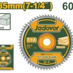 Disco Sierra Circu Tct:185mm 40d Anillo Red 16mm Jadever