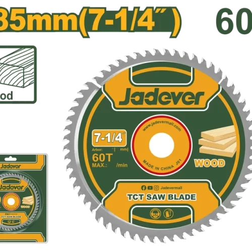 Disco Sierra Circu Tct:185mm 60d Anillo Red 16/20m Jadever