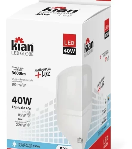 Lámpara LED 40W Mini Bulbón E27 Fría Kian