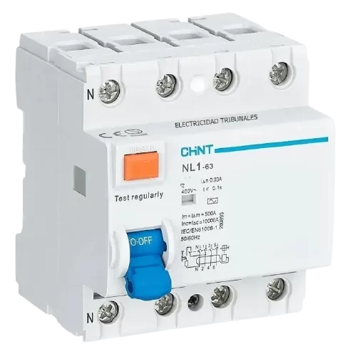 Disyuntor 4x100 100ma Selectivo 10ka Chint