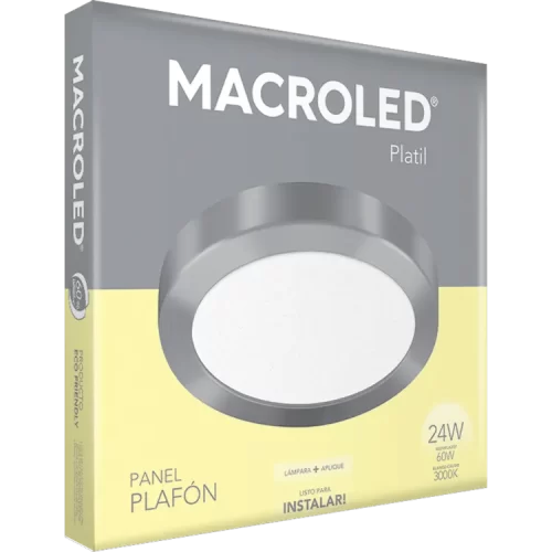 Plafón LED 24W Platil Redondo Cálido Macroled Plafón LED 24W Platil Redondo Cálido Macroled - Imagen 2