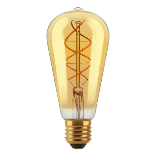 Lámpara LED 5W Vintage Perita St 19 Golden Macroled
