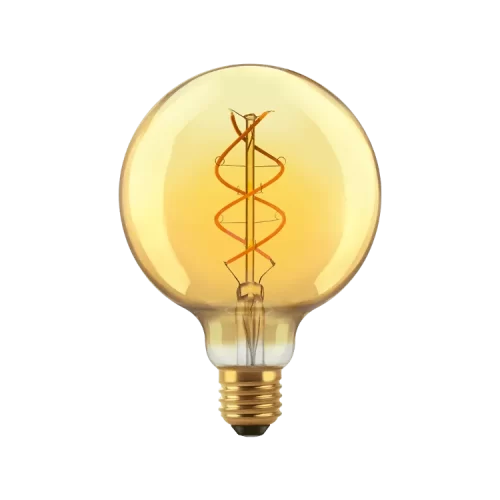 Lámpara LED 5W Vint E27 Dim G125 Globo Golden Macroled