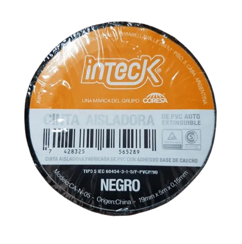 Cinta Aisladora PVC 5 M Inteck Macroled