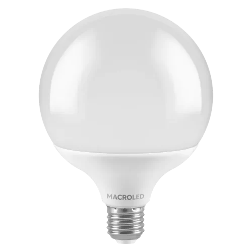Lámpara LED 18W E27 Globo 120 Fría Macroled