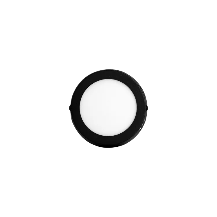 Plafón LED 6W Negro Redondo Cálido Macroled Plafón LED 6W Negro Redondo Cálido Macroled