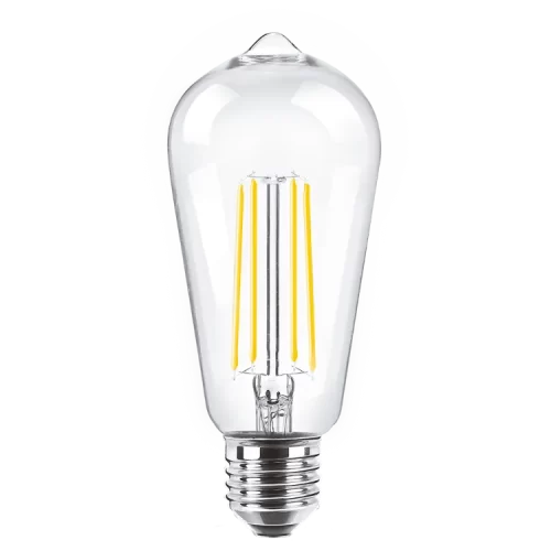 Lámpara LED 8W Pera Filamento Dimerizable E27 2700k Macroled