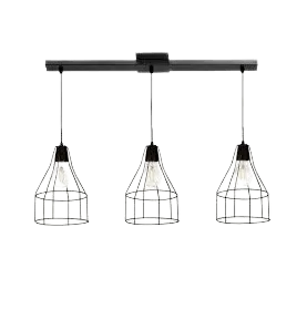 Colgante Regleta 3x800mm con Jaula Botella Ng San Justo