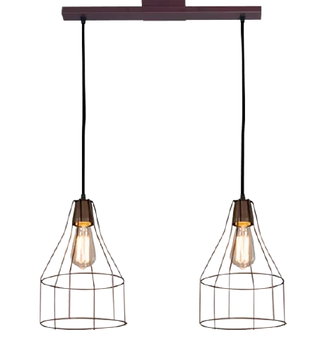 Colgante Regleta 2x500mm con Jaula Botella Ng San Justo