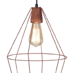 Colgante Jaula Botella 1 L D 20cm H 30cm Cobre San Justo