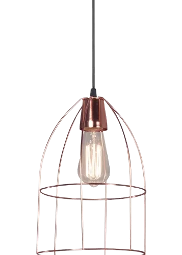 Colgante Jaula Aviar 1 L Diam 20cm,30cm Cobre San Justo