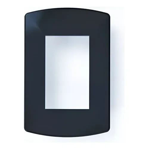 Tapa Spot Rectangular Negra TAAD